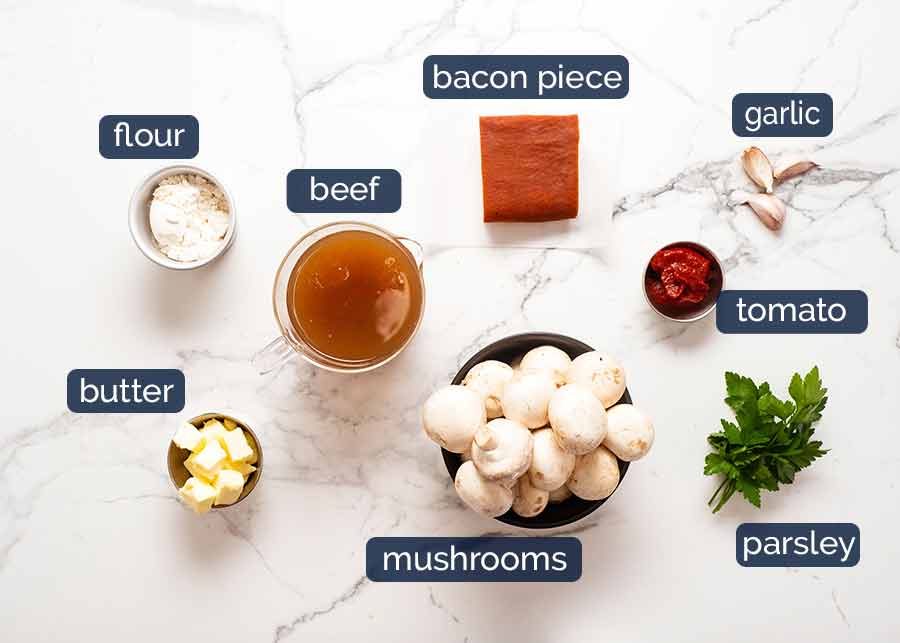 Coq au Vin Recipe Ingredients in Coq au Vin - French chicken stew