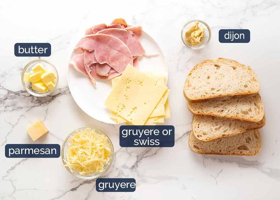 Croque Monsieur – the ultimate ham & cheese sandwich! Recipe