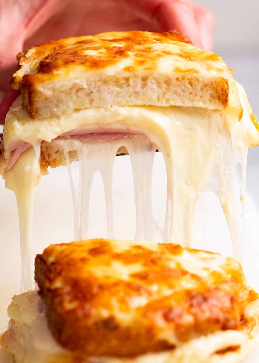 Croque Monsieur – the ultimate ham & cheese sandwich! Recipe