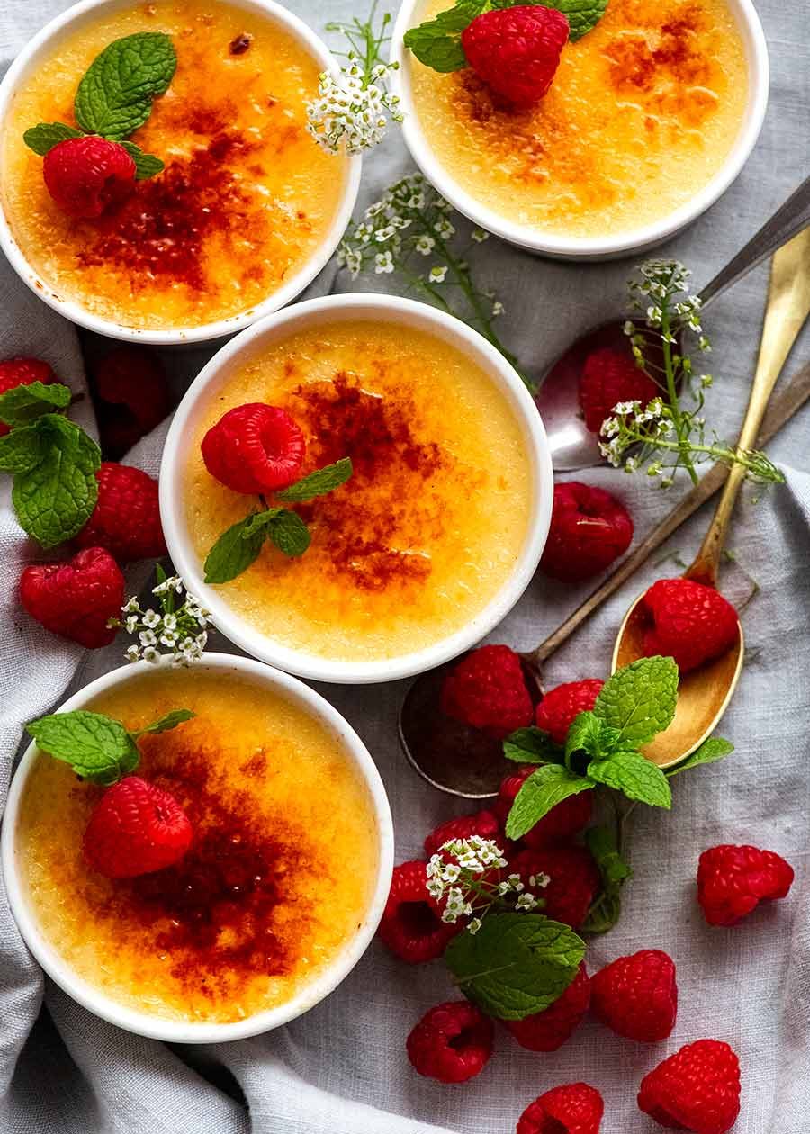 Crème Brûlée (French vanilla custard) Recipe