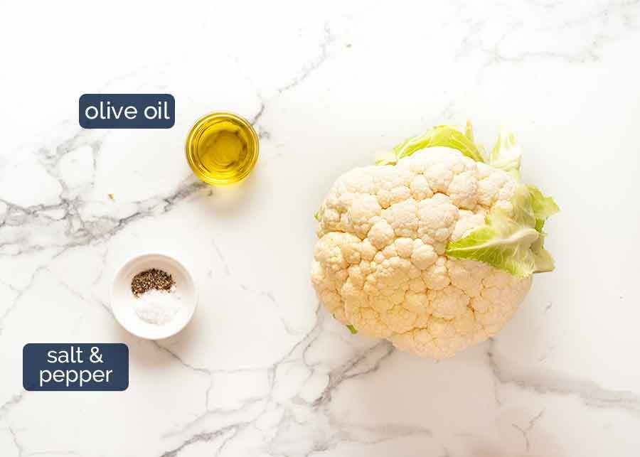 Cauliflower Cheese Recipe Ingredients in Cauliflower Cheese