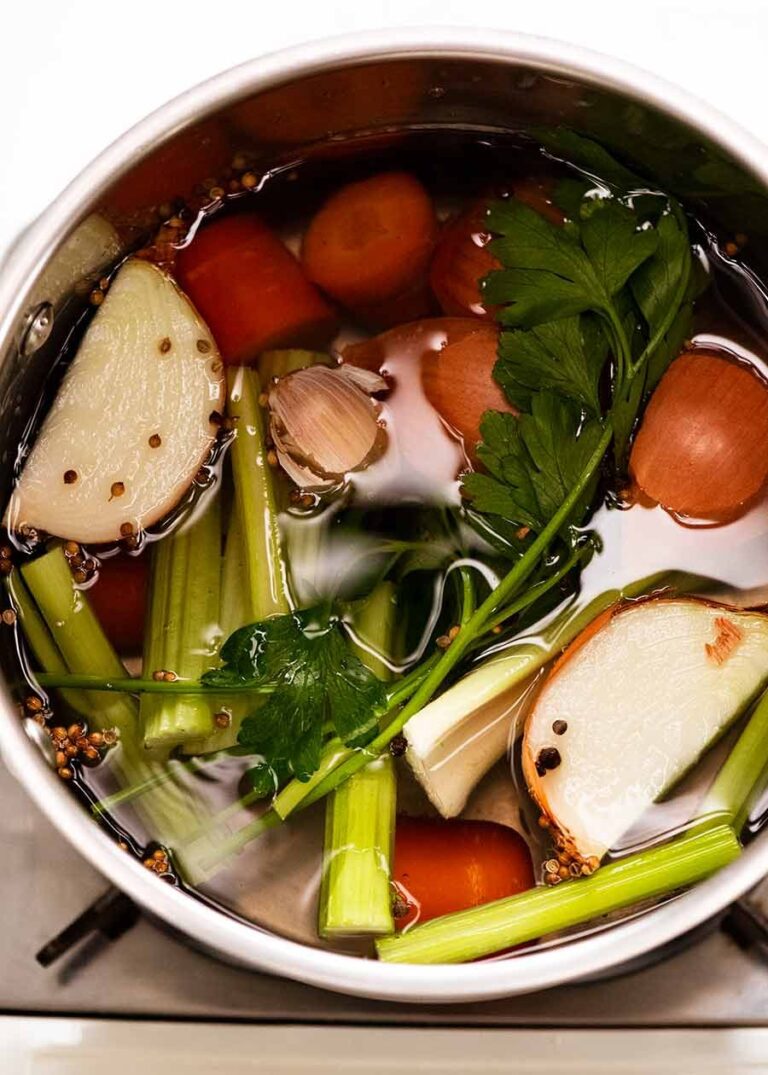 Homemade Vegetable Stock Recipe