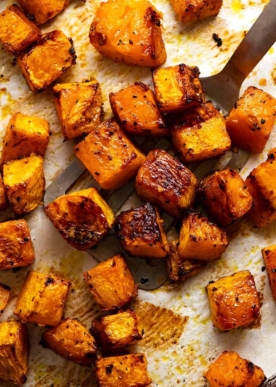 Roasted Pumpkin with Yogurt Sauce and Pine Nuts Recipe