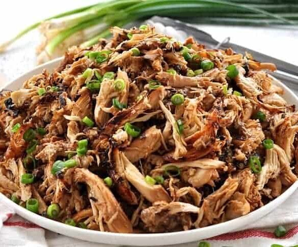 Slow Cooker Crispy Chinese Shredded Chicken Recipe