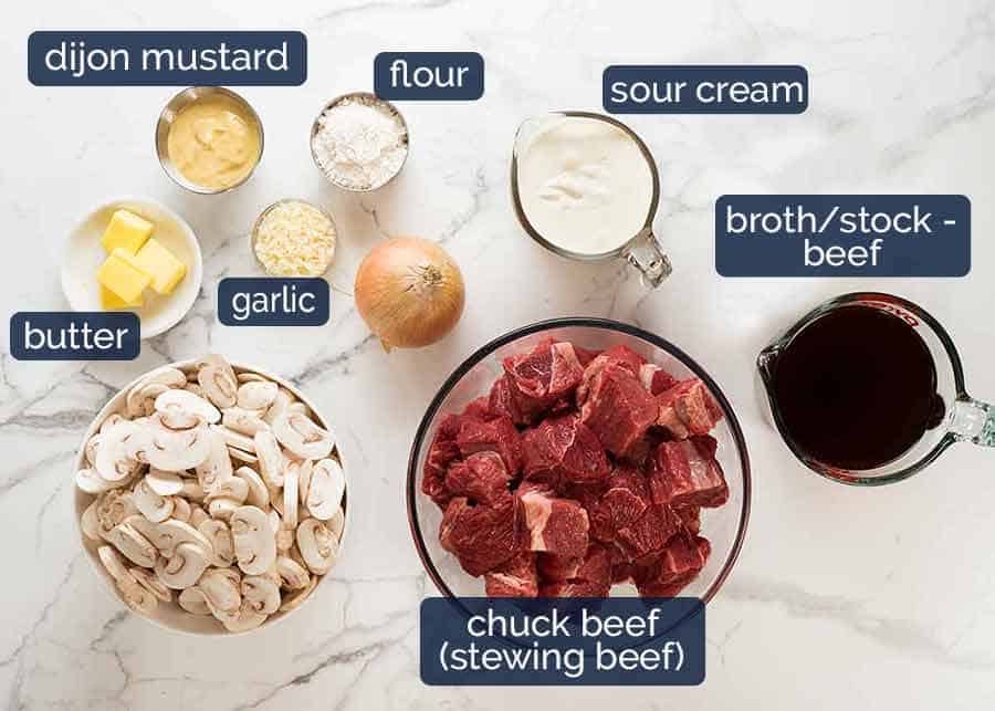 Slow Cooker Beef Stroganoff Stew Recipe