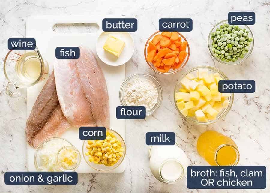 Fish Chowder Soup Recipe Fish Chowder Soup ingredients
