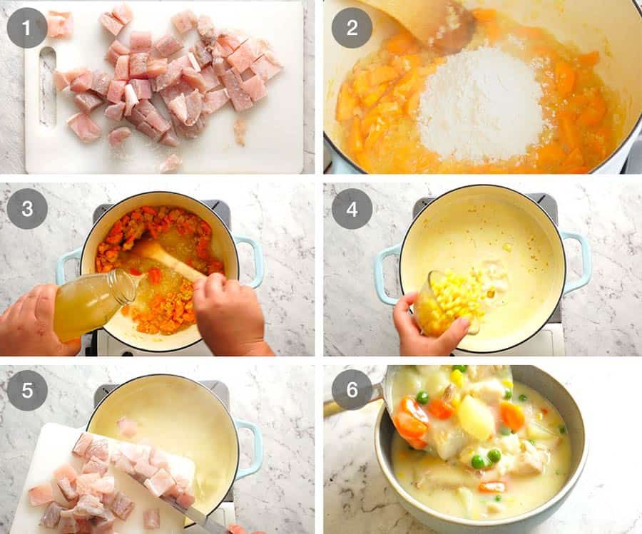 Fish Chowder Soup Recipe How to make Fish Chowder Soup