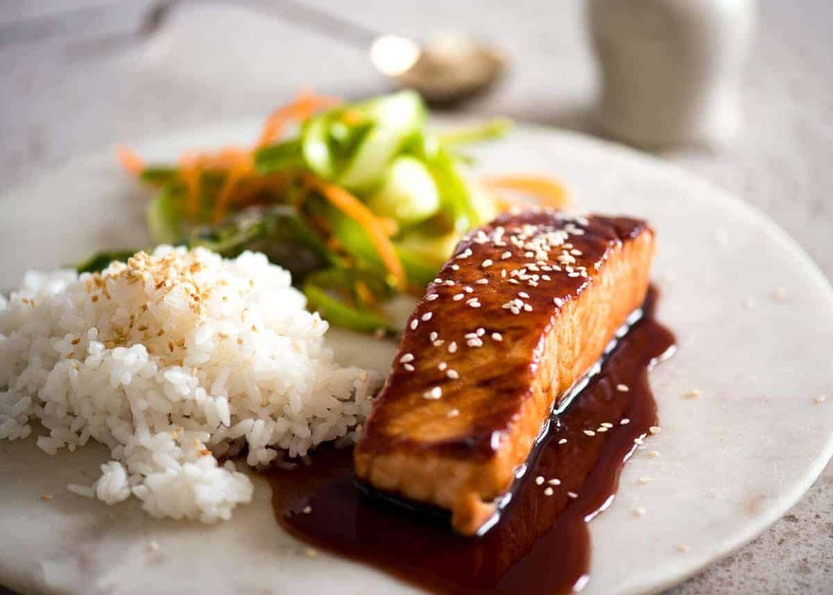 Lemon Honey Glazed Salmon Recipe