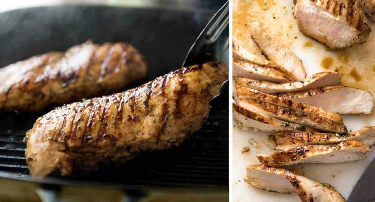 Lemon Parmesan Cabbage Salad with Grilled Chicken Recipe Lemon Parmesan Cabbage Salad with Grilled Chicken Recipe