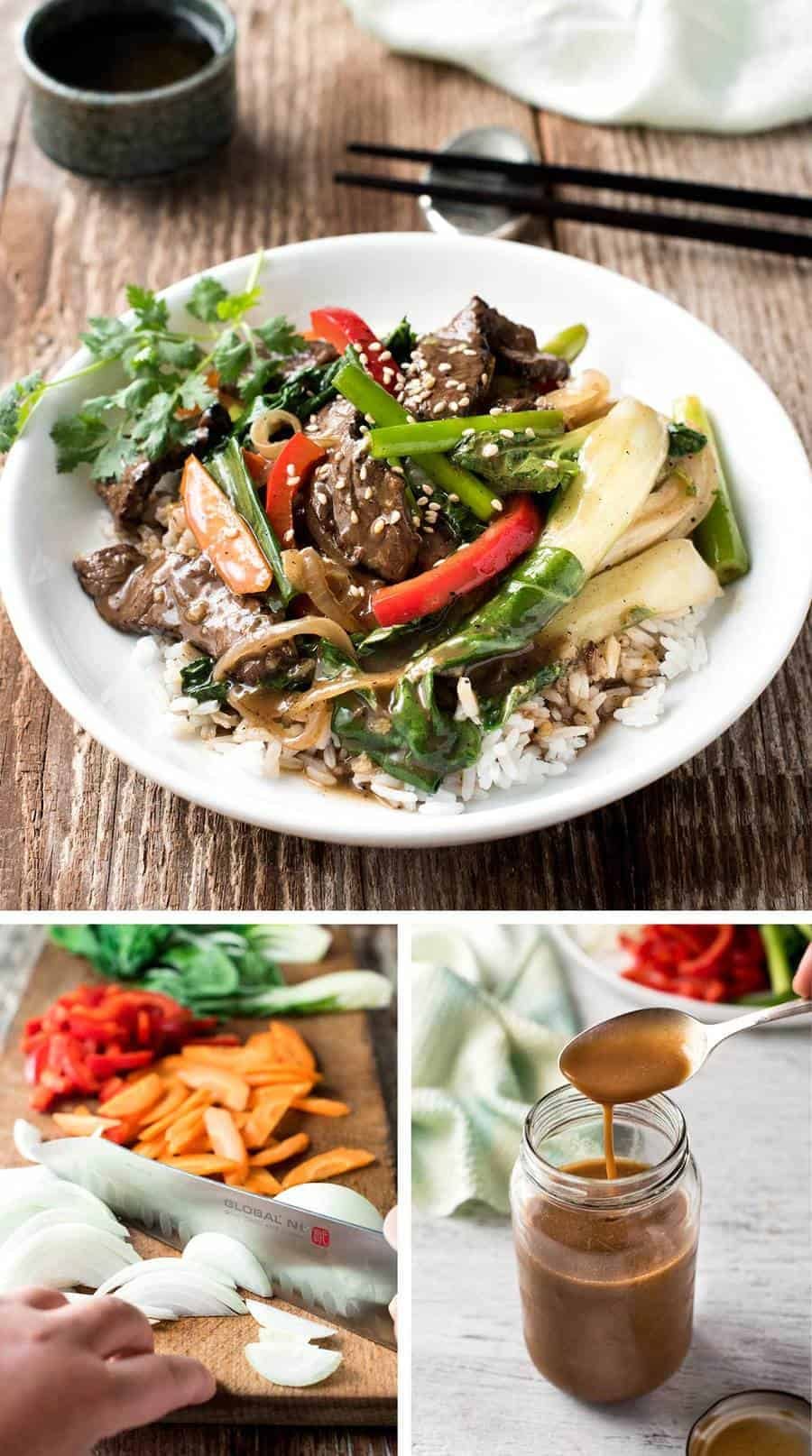 Easy Classic Chinese Beef Stir Fry - Just like you get in restaurants!