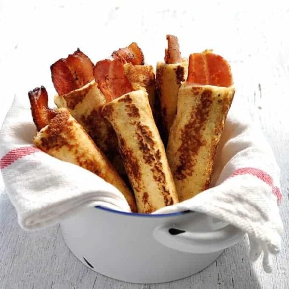 Bacon French Toast Roll Ups Recipe