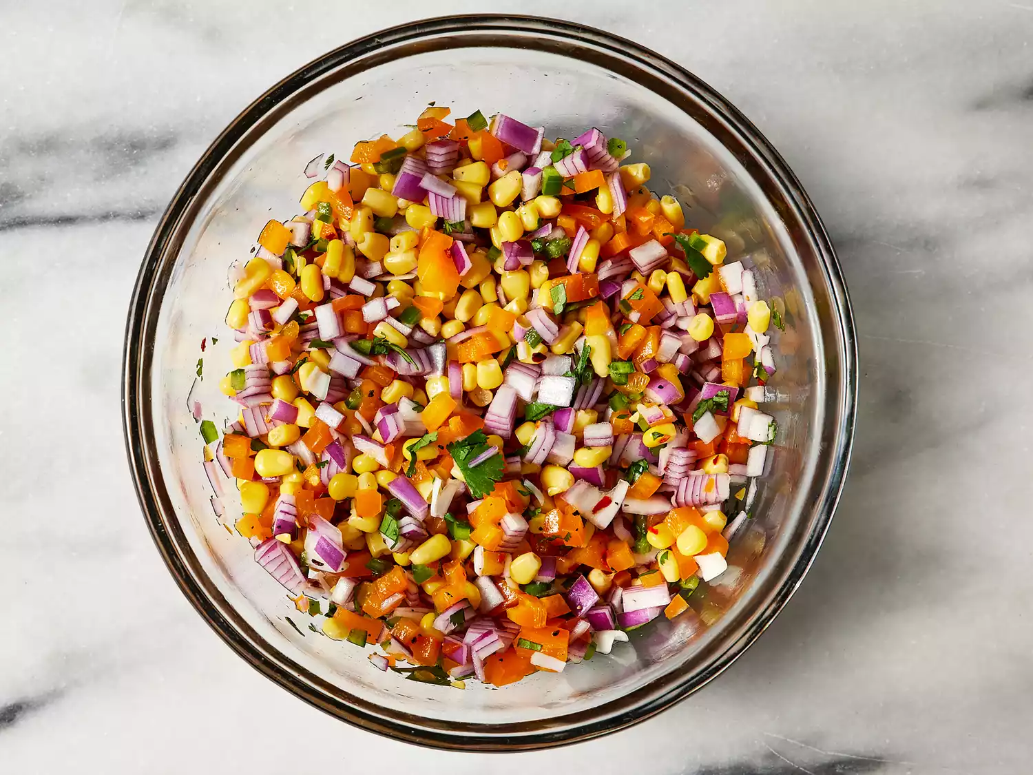 All ingredients mixed together in a large bowl.