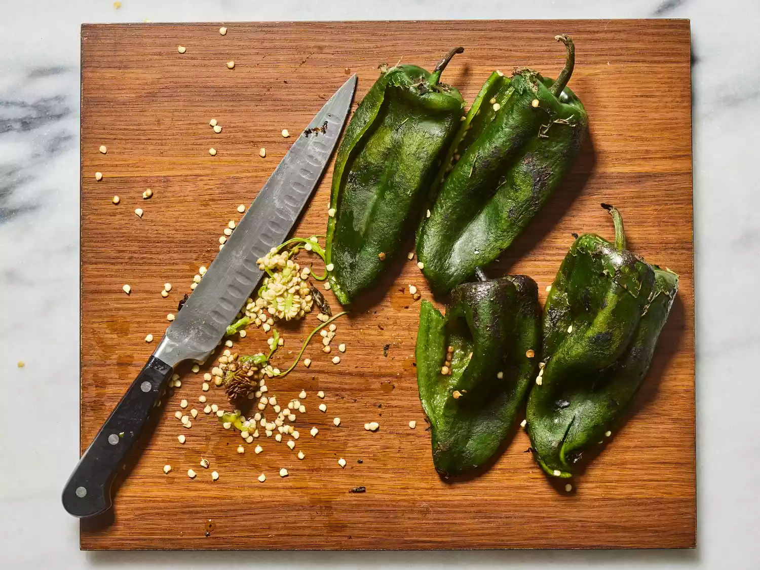 peppers peeled and seeds removed 