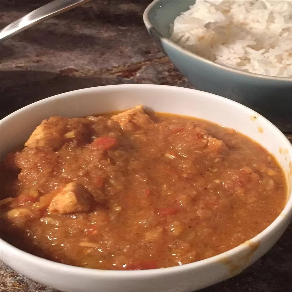 Slow simmered chicken vindaloo