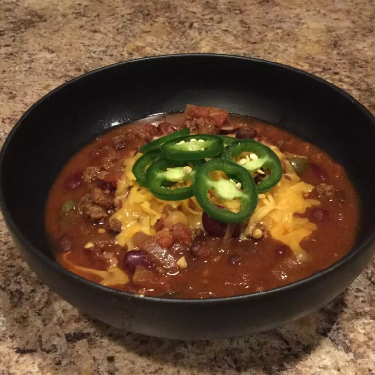 Pressure cooker chili