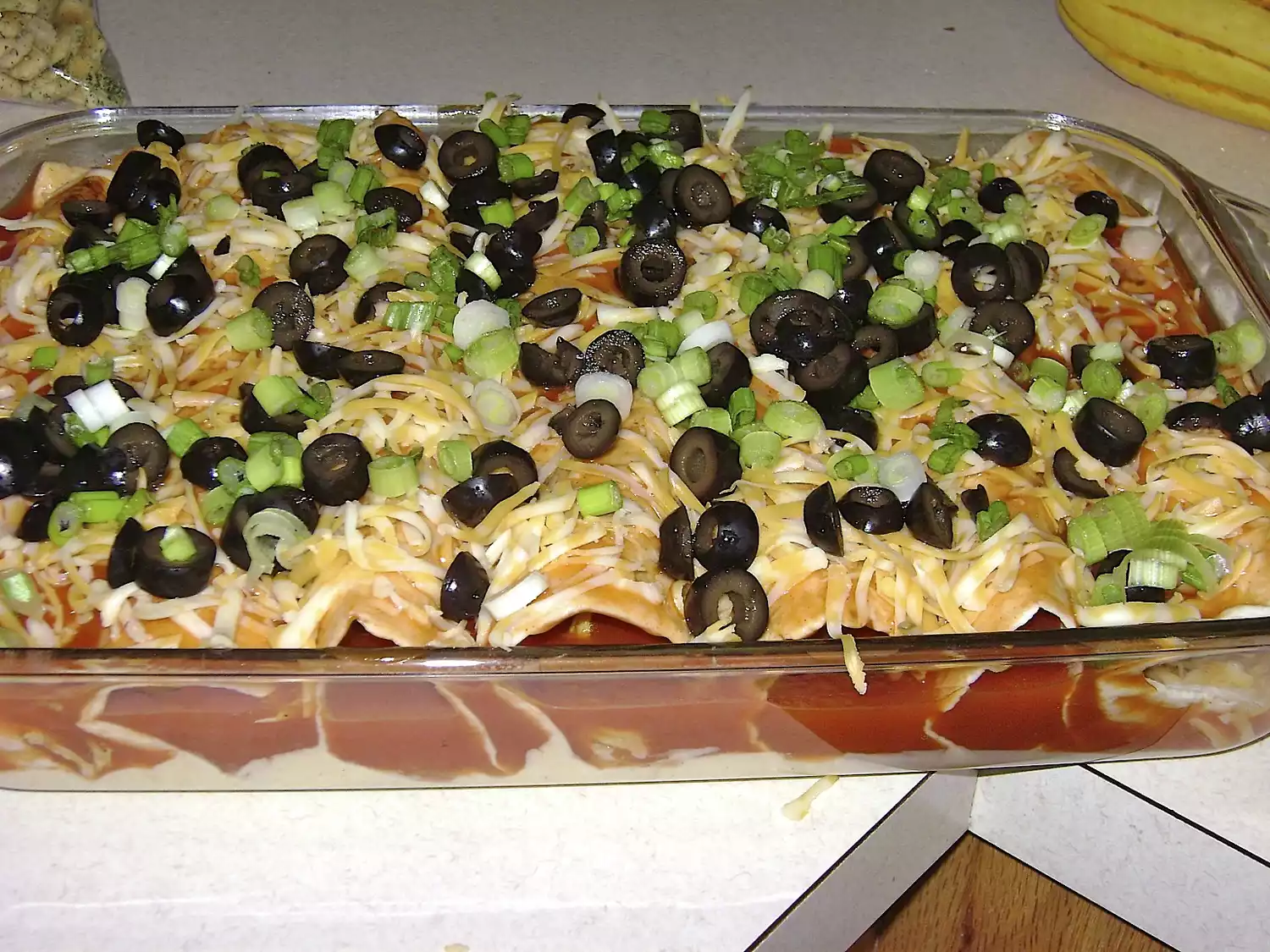 Ground chicken enchiladas