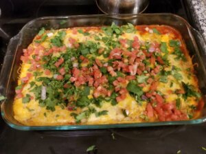 Avocado enchiladas
