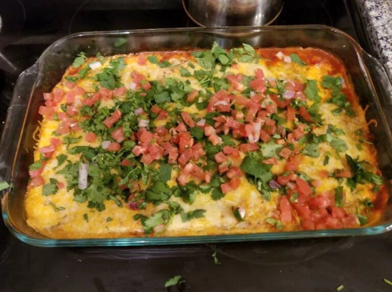 Avocado enchiladas