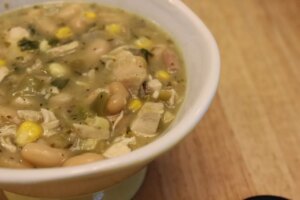 Simple white chicken chili