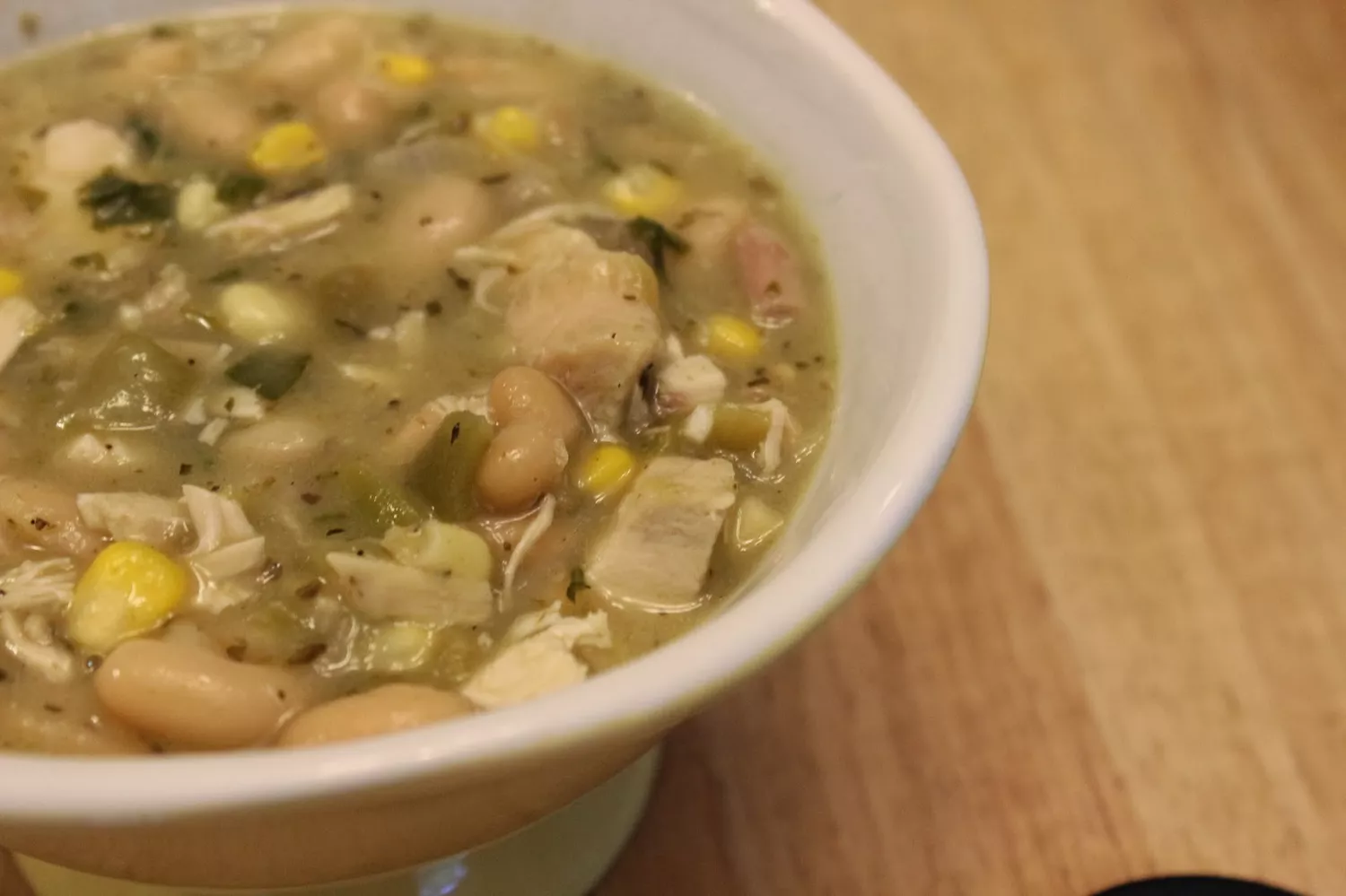 Simple white chicken chili