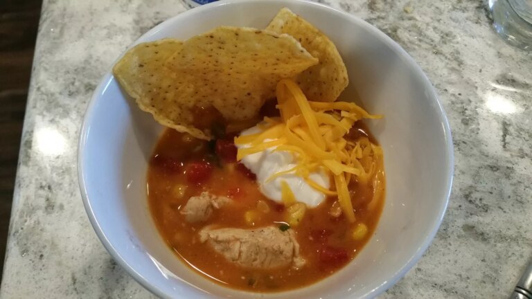 Creamy chicken tortilla soup with ro*tel®