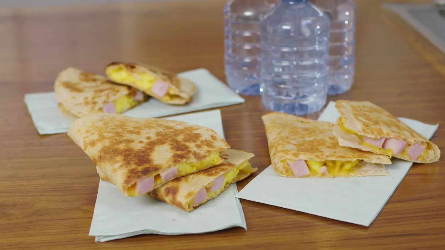 Ham, Egg, and Cheese Quesadillas Recipe
