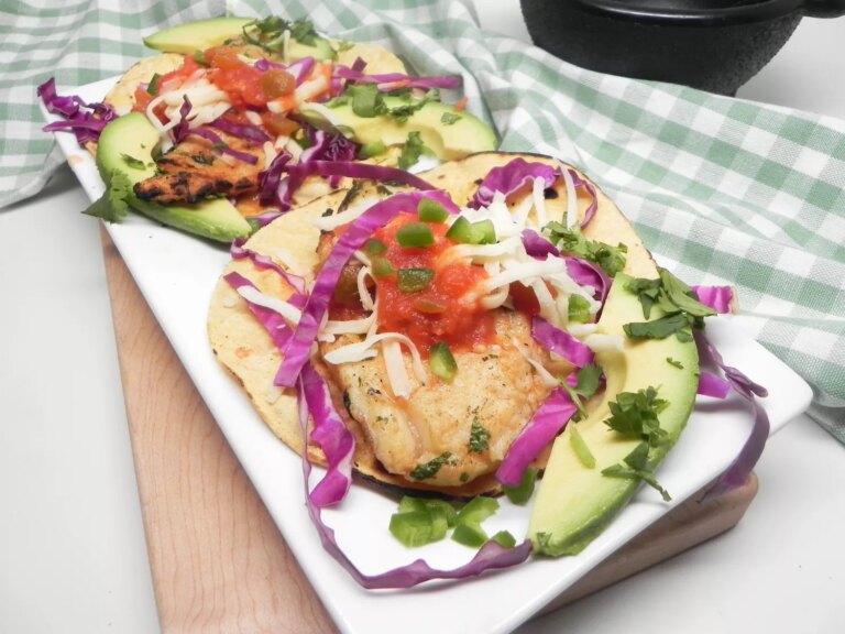 Halibut fish tacos