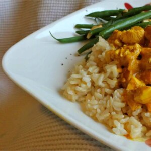 Creamy chicken korma