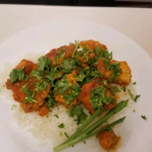 Tamarind sauce fish curry