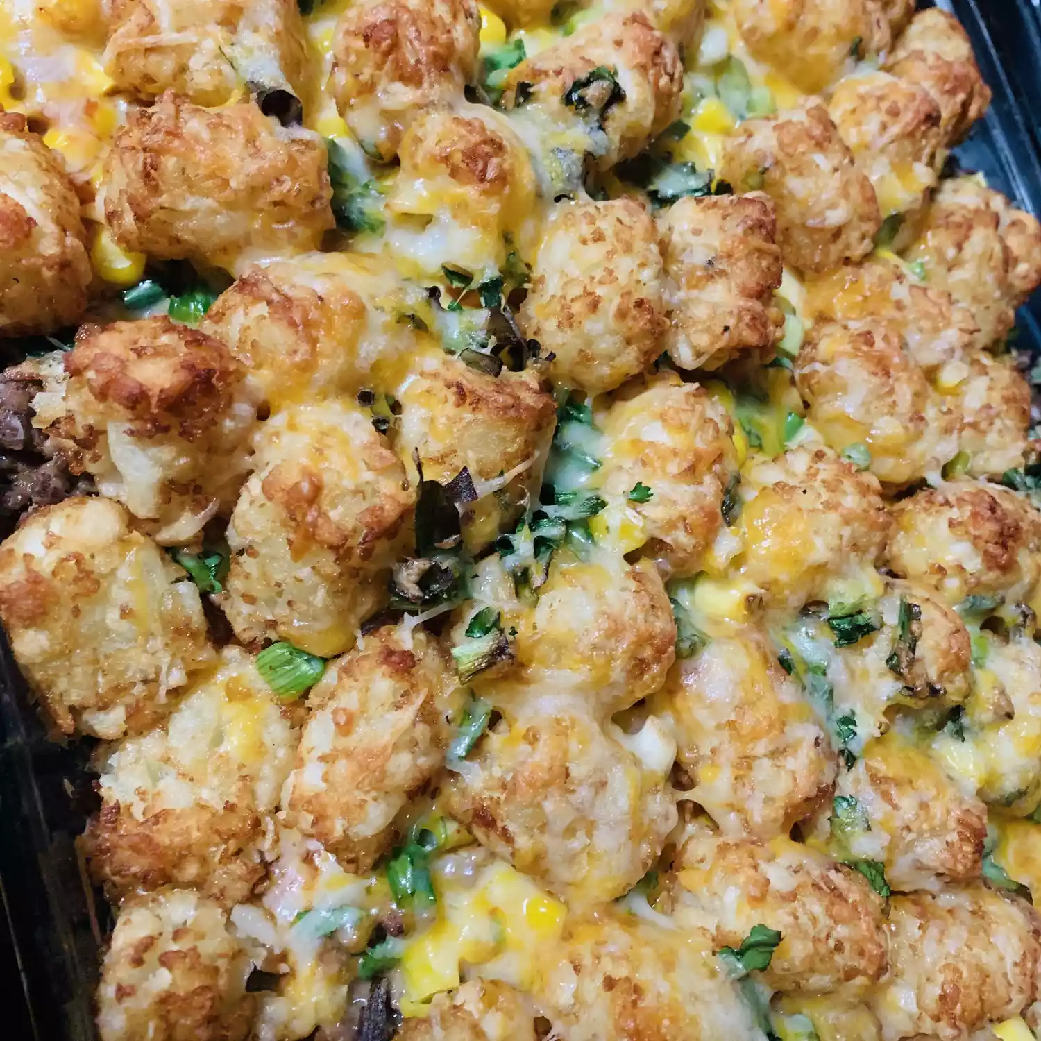Tater tot taco casserole