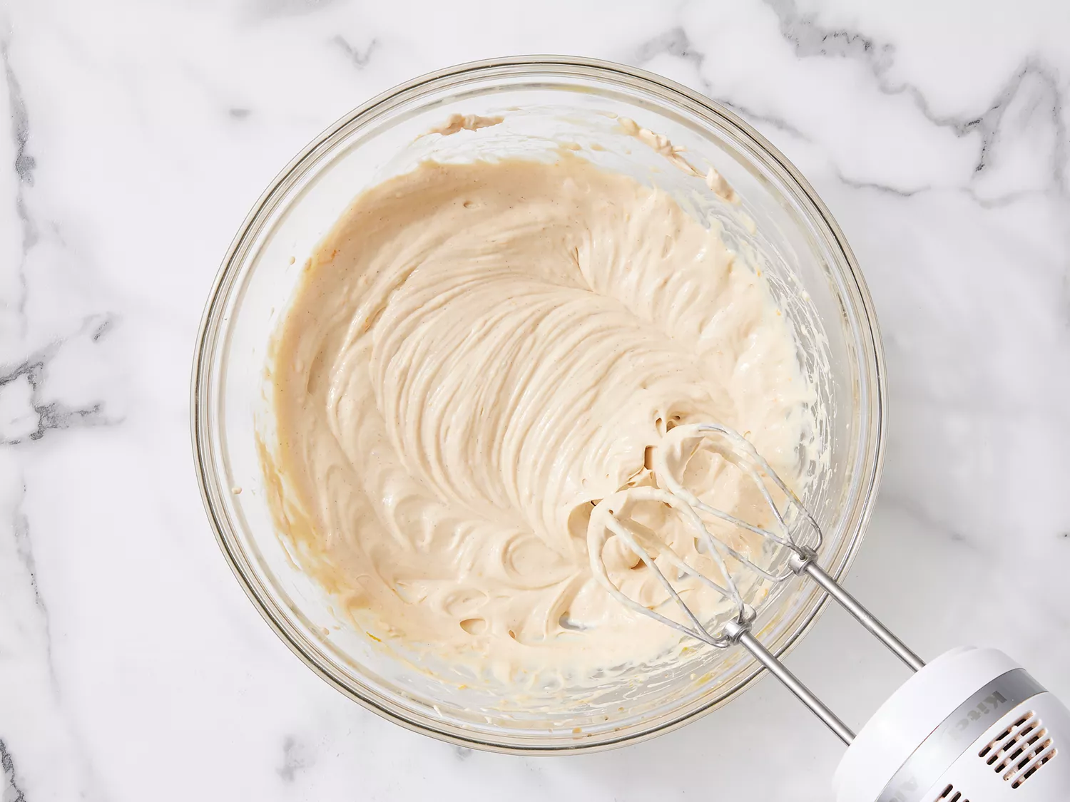cream cheese mixture blended until smooth. 