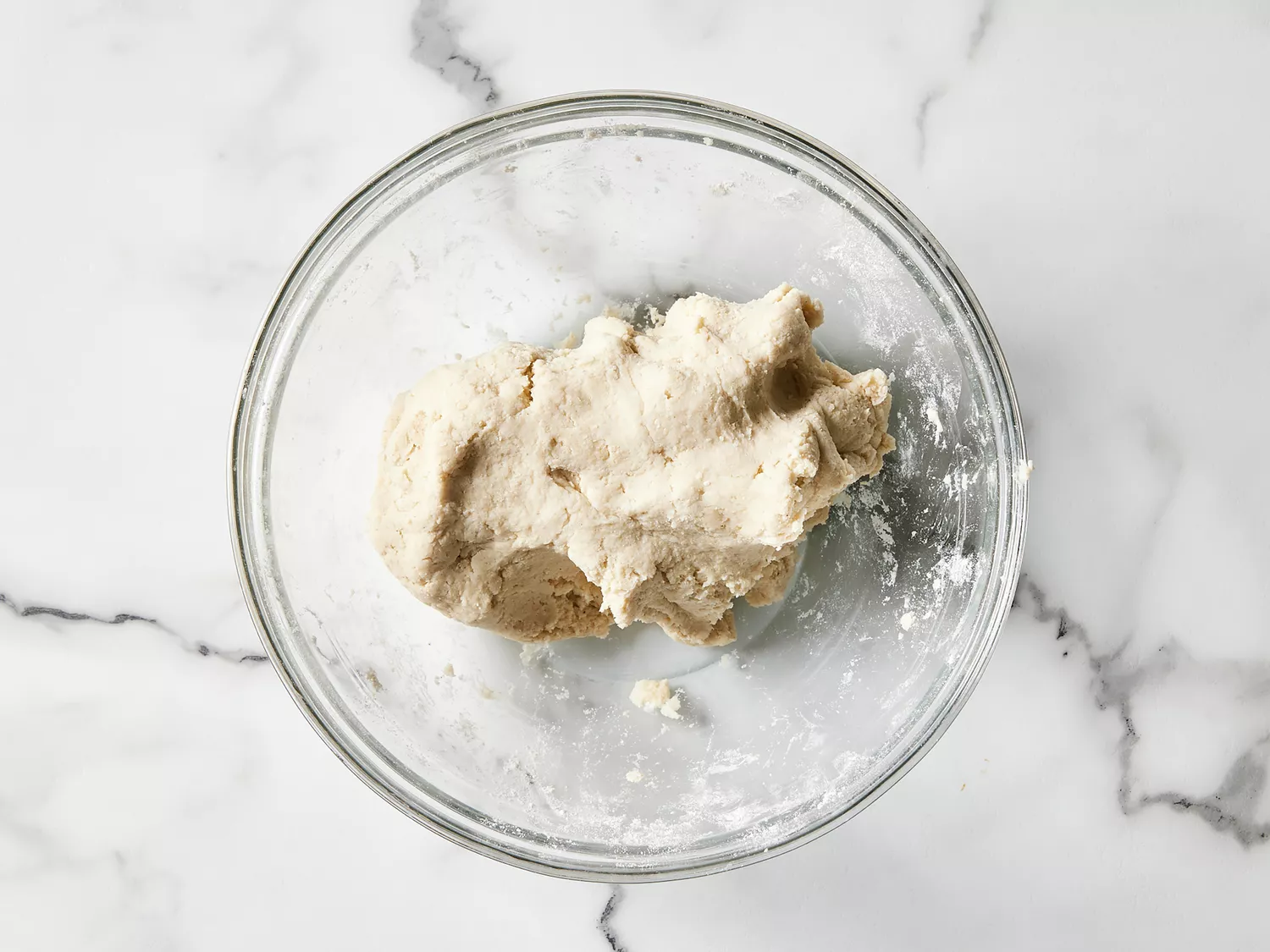 both mixtures combined in a bowl
