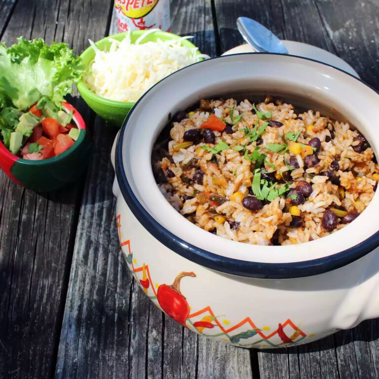 Mexican black beans and rice