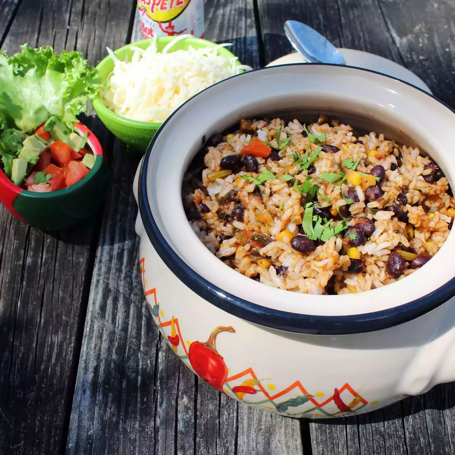 Mexican black beans and rice