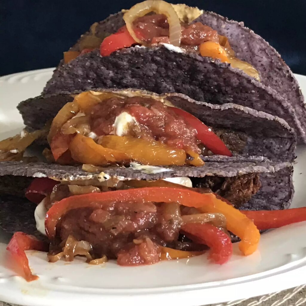 Easy flank steak fajitas
