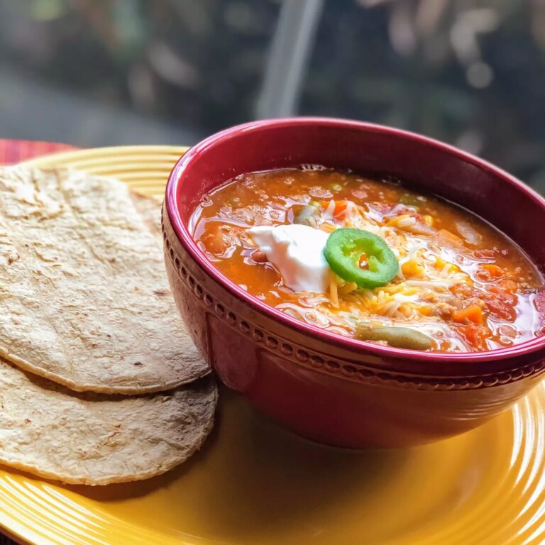 Easy turkey taco soup
