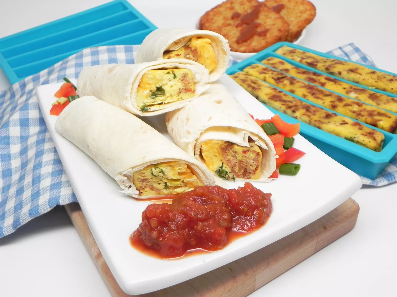 Instant pot® make ahead breakfast burritos