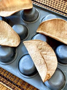 Air fryer oven taco shells