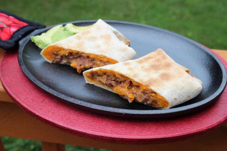 Addictive sweet potato burritos