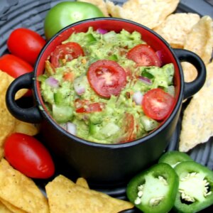 Tomatillo guacamole
