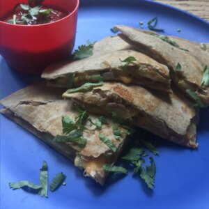 Vegetarian quesadillas