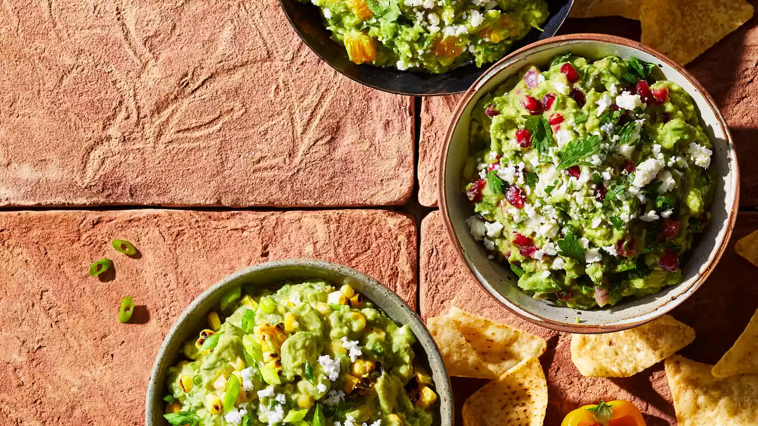 Guacamole 3 ways