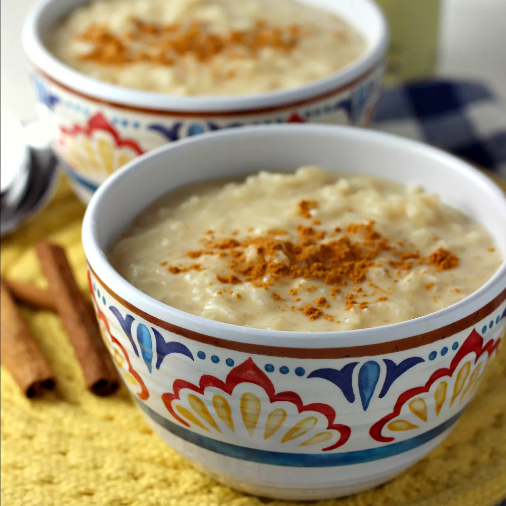 Arroz con leche (mexican rice pudding)
