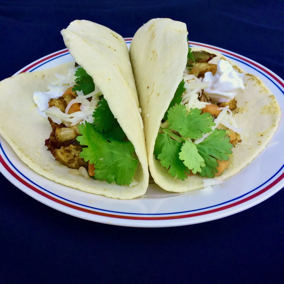 Air fryer chicken fajitas for two