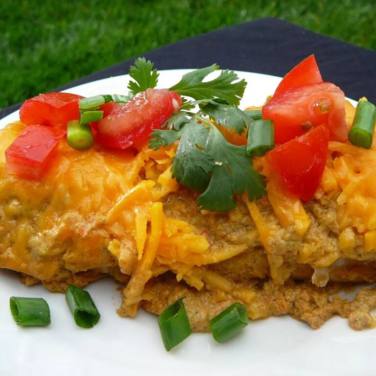 Sour cream chicken enchiladas