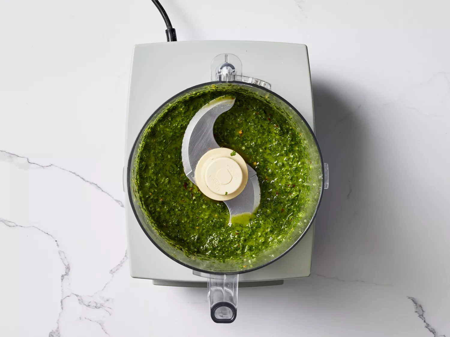 Chimichurri in a food processor 