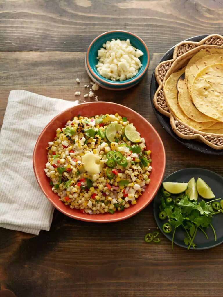 Mexican street corn salad
