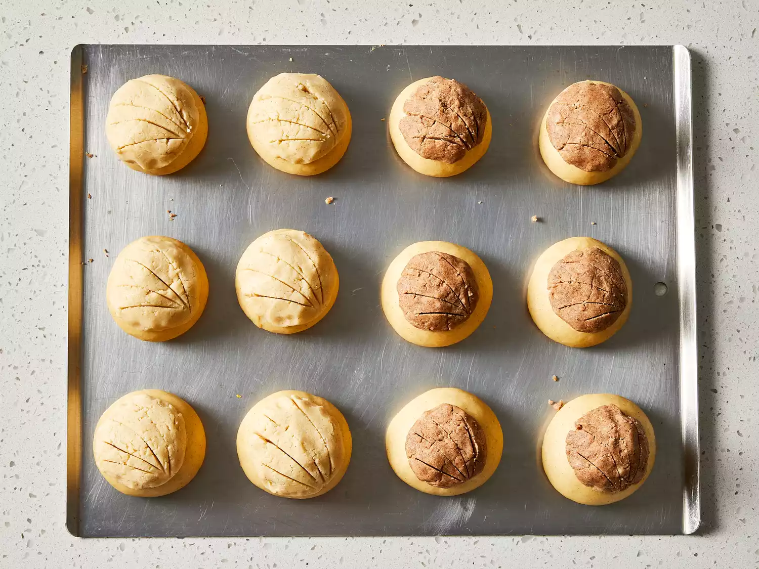 Dough covered and let rise until doubled. 