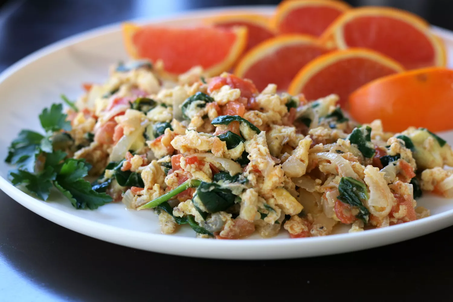 Indian scrambled eggs
