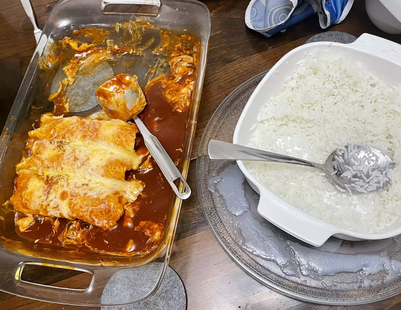 Chicken enchiladas with cream cheese
